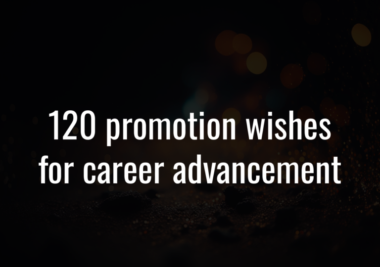 120 Promotion Wishes For Career Advancement