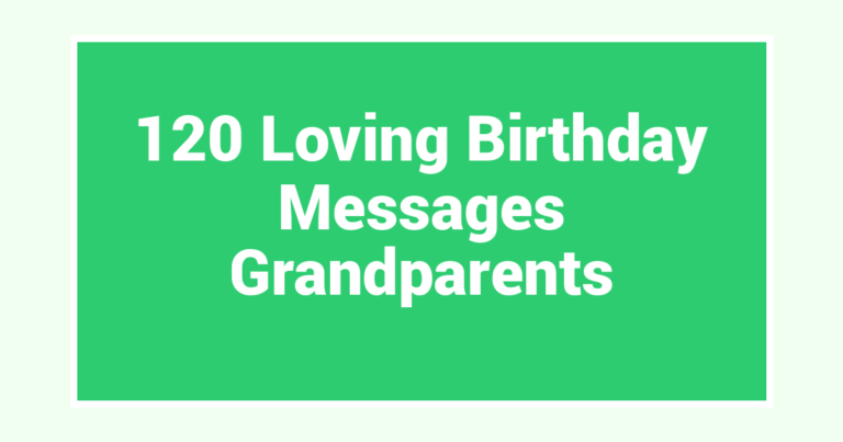 120 Loving Birthday Messages Grandparents