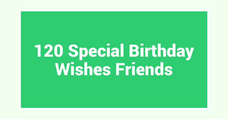 120 Special Birthday Wishes Friends