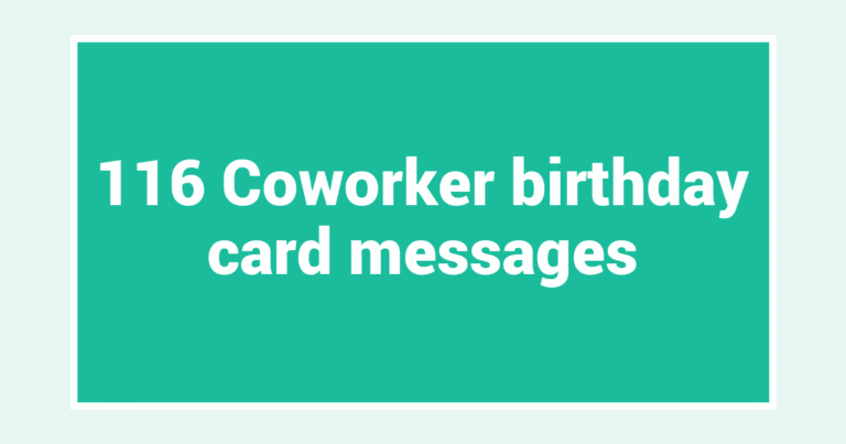 116 Coworker birthday card messages
