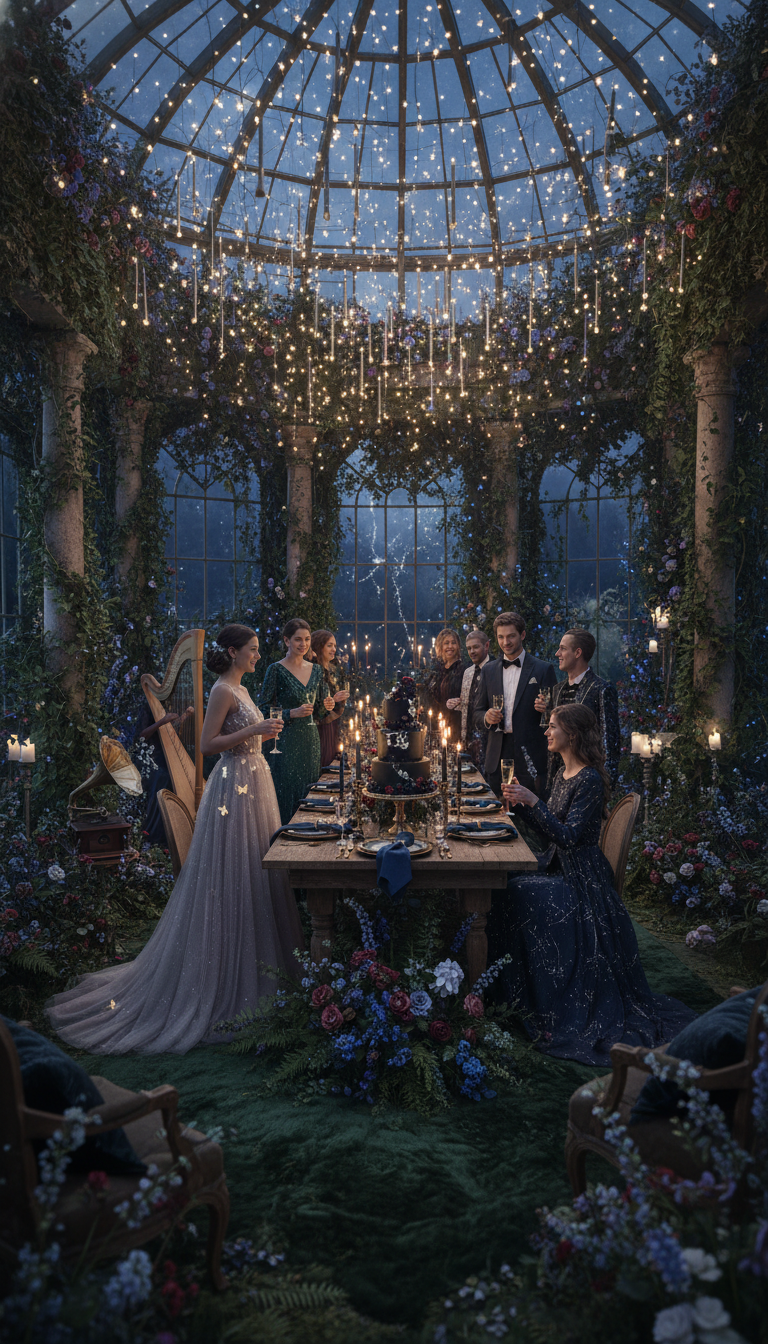 Enchanted Midnight Garden Soiree