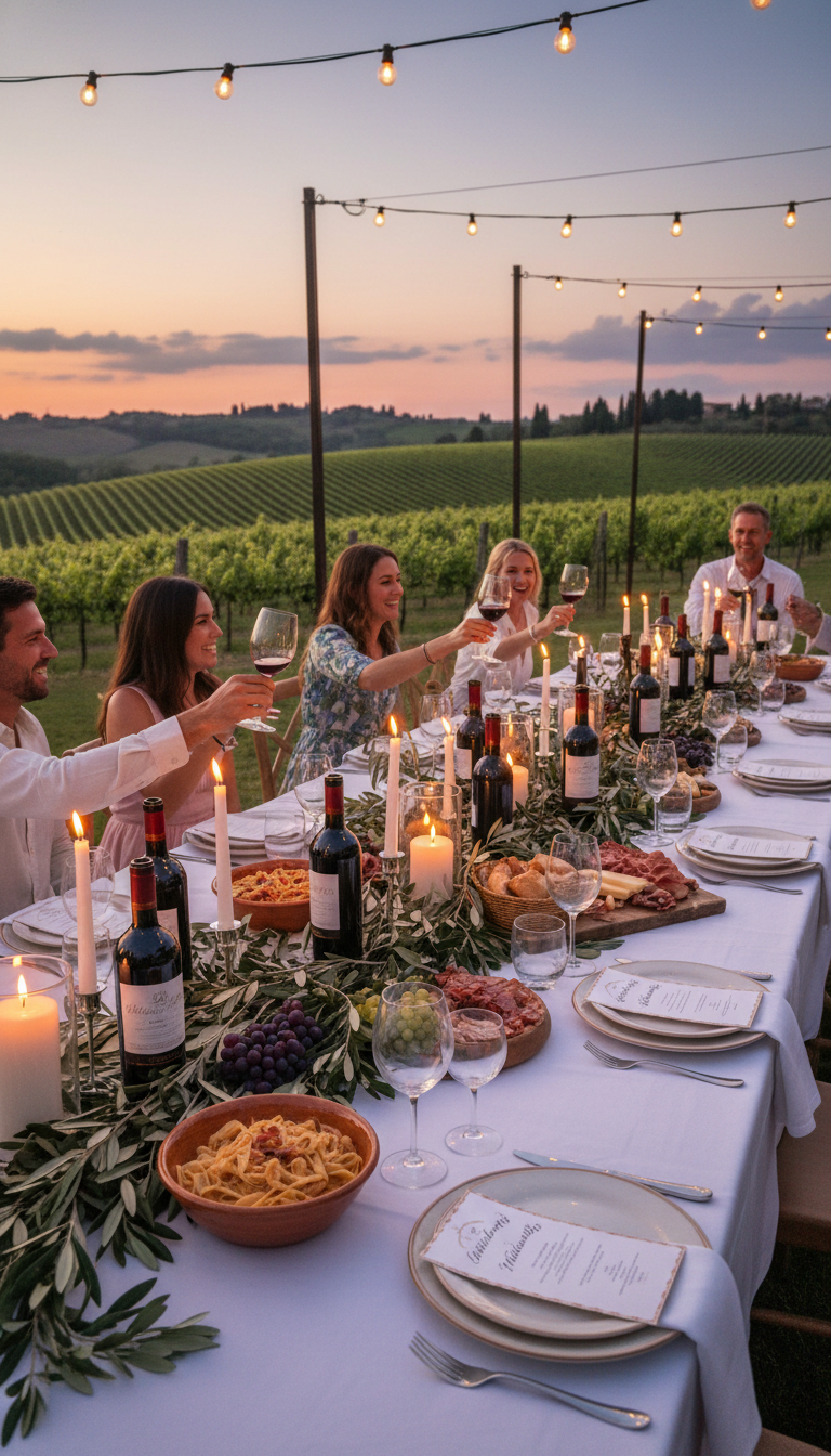 Dolce Vita Trente: Tuscan Vineyard Celebration