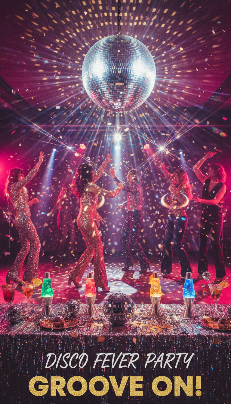 Groovy 'Dirty 30' Disco Bash