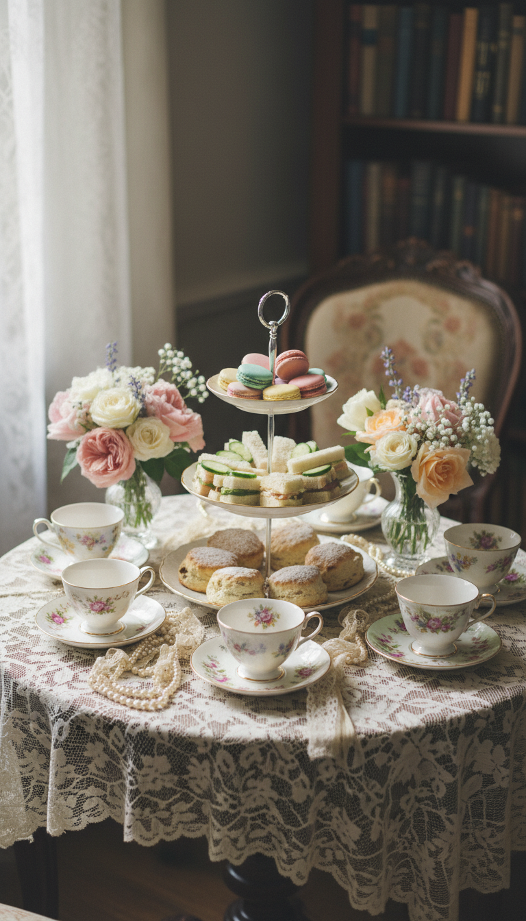 Whimsical Vintage Tea Party