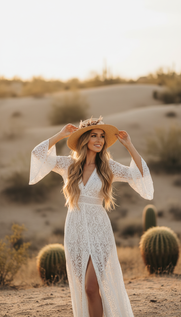 Boho Desert Goddess: Earthy Elegance