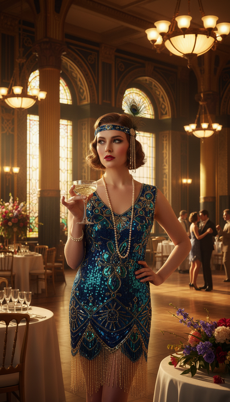 Art Deco Gatsby Glam: Roaring Twenties Revival