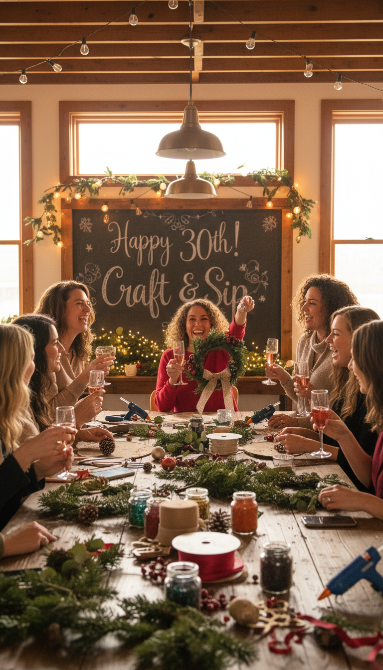DIY Holiday Workshop & Wine