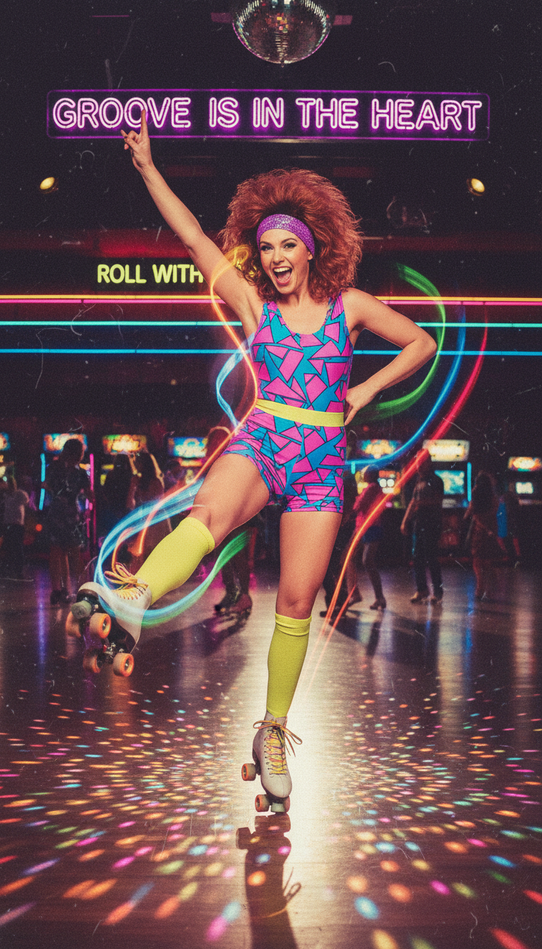 Retro Roller Disco: Fun & Funky '80s Bash