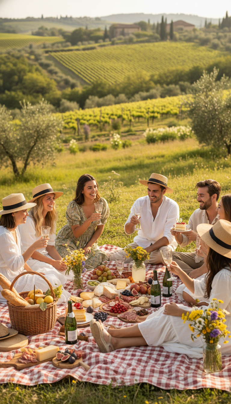 Rustic Vineyard Picnic