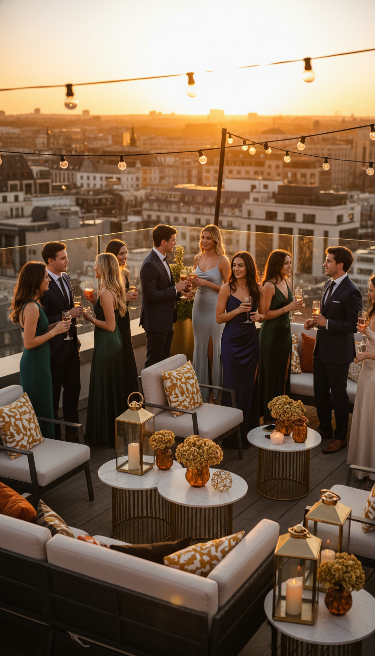 'Golden Hour' Rooftop Celebration