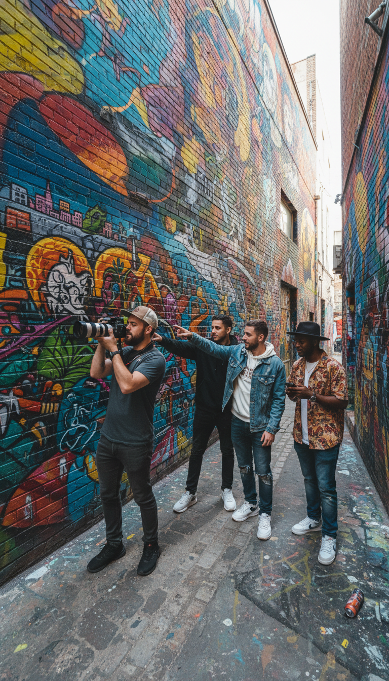 Concrete Canvas: Urban Exploration & Street Art Jam