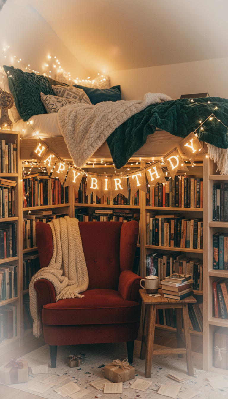 Enchanted Reading Nook: A Literary Birthday Retreat
