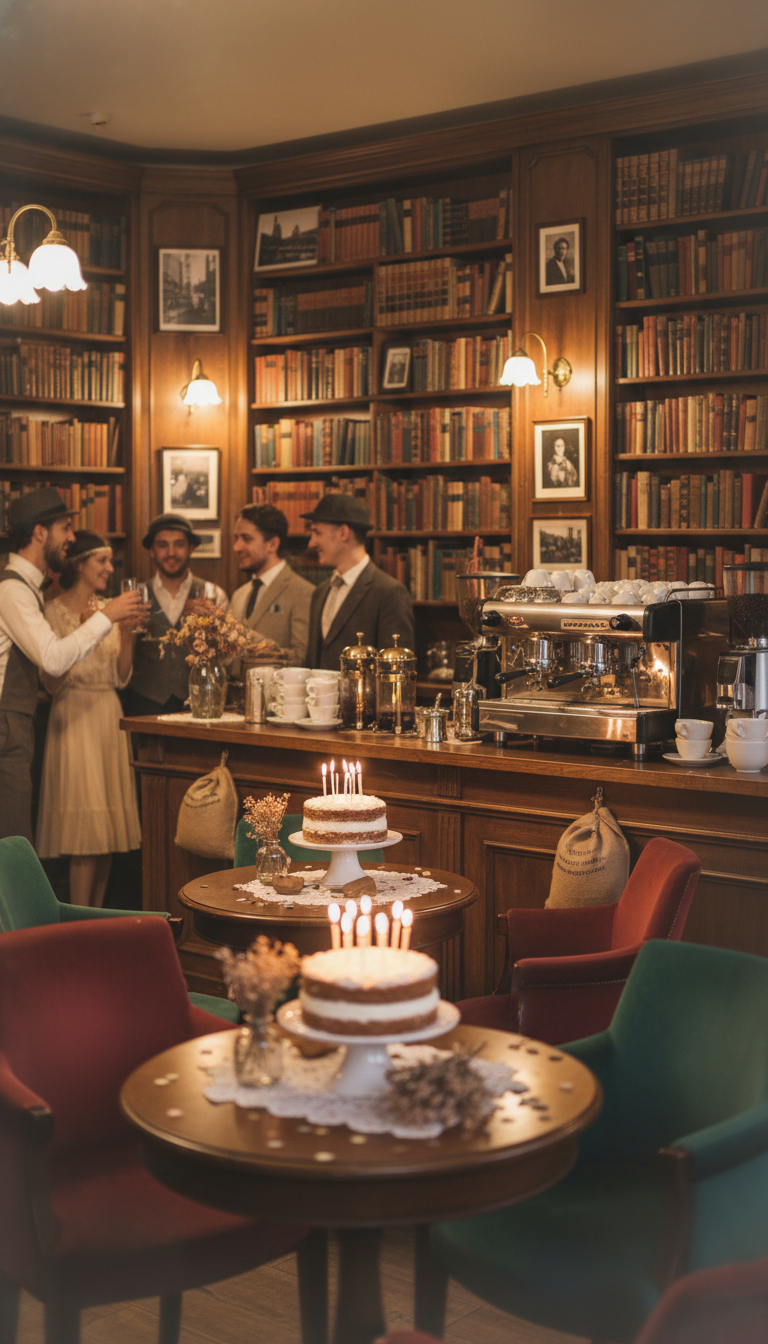 Vintage Coffeehouse Nostalgia Party