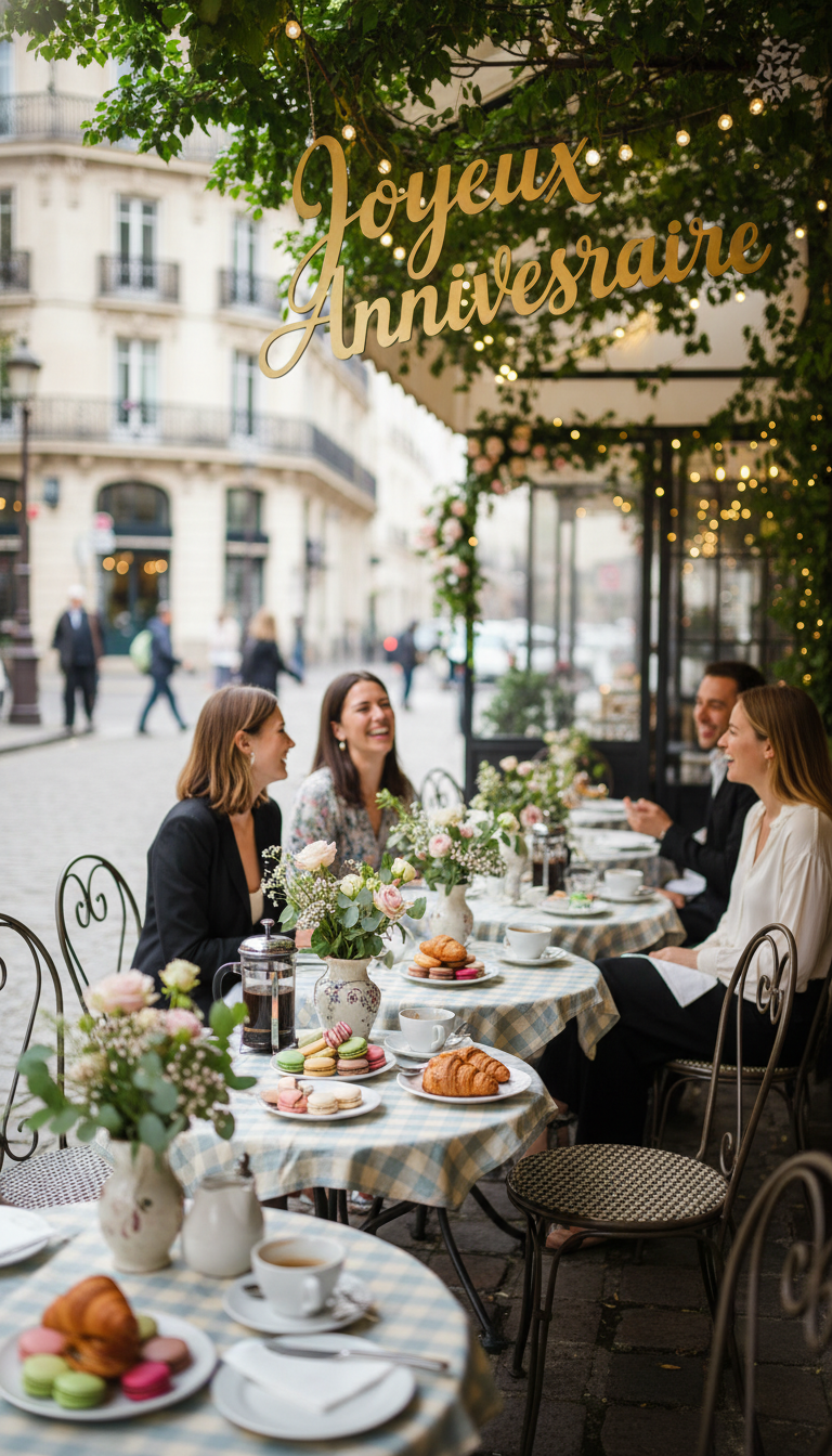 French Café de Rêve Birthday
