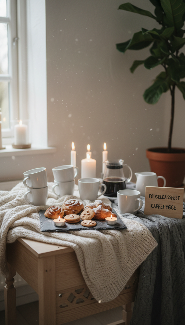 Scandinavian Hygge Coffee Corner Party