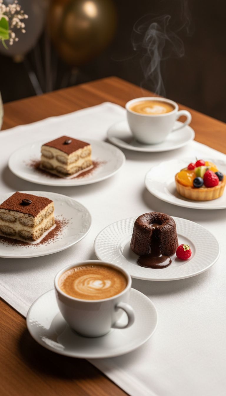 Gourmet Coffee & Dessert Pairing Experience