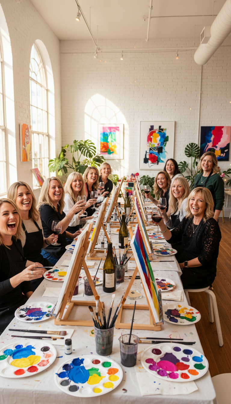 Art Class & Wine/Champagne (Paint & Sip)