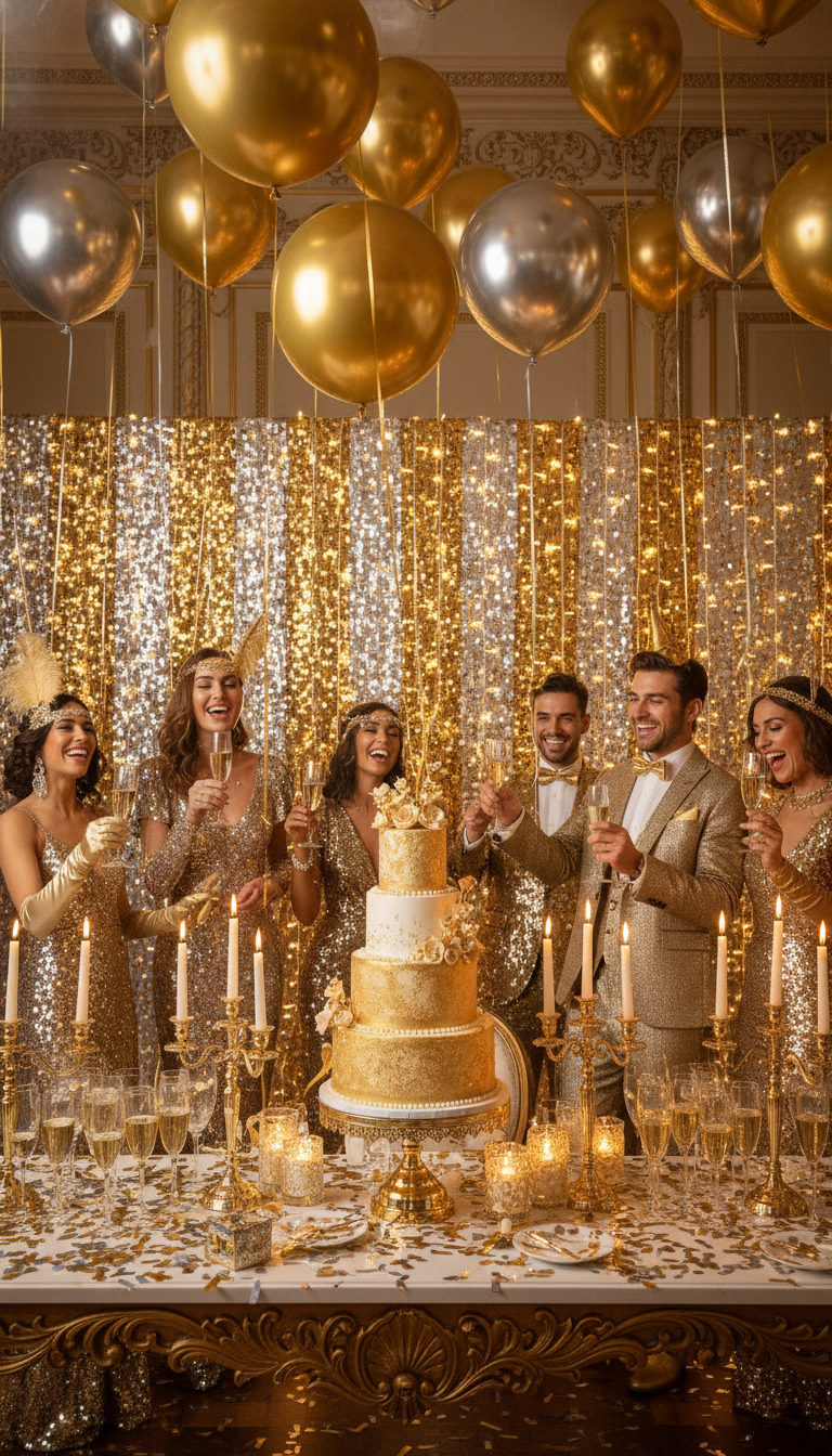 Fabulous Forties Gold & Glitter