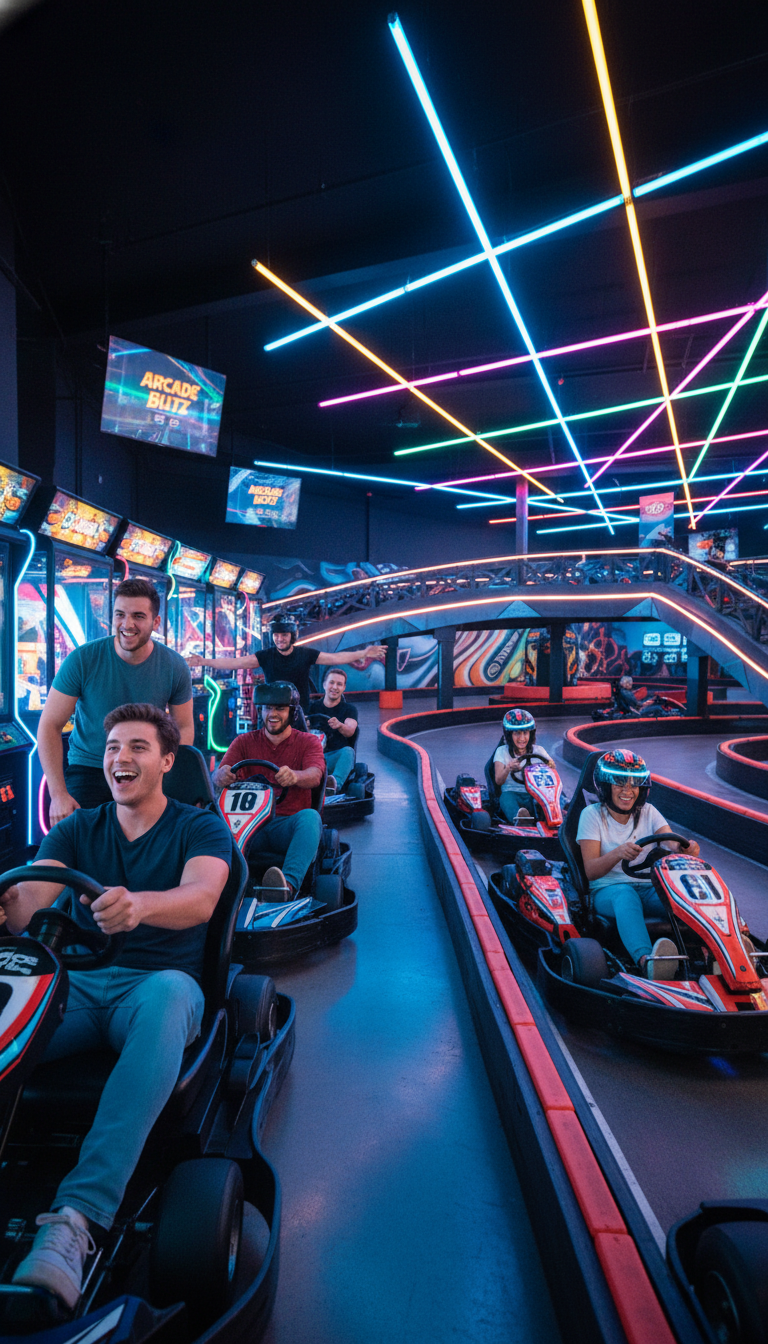 Adult Playground: Arcade/Go-karting