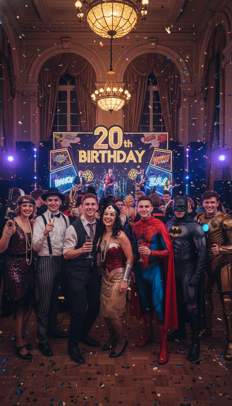 Themed Costume Party (e.g., Roaring 20s, Superheroes)