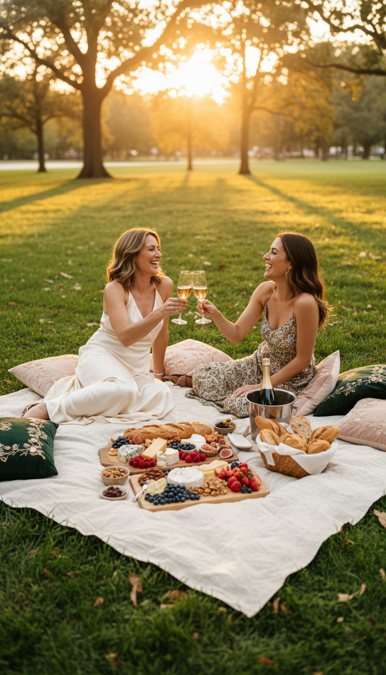Gourmet Picnic in a Scenic Spot