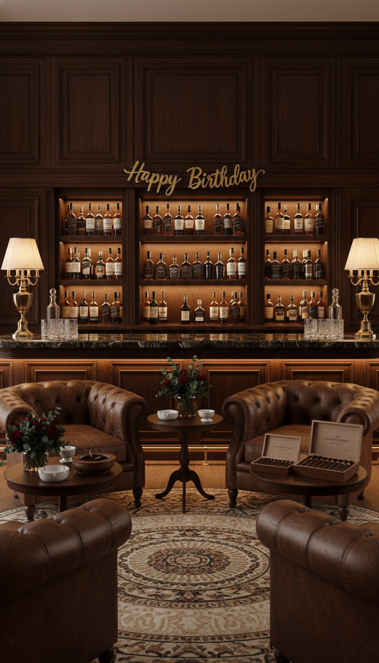 Sophisticated Whiskey & Cigar Lounge