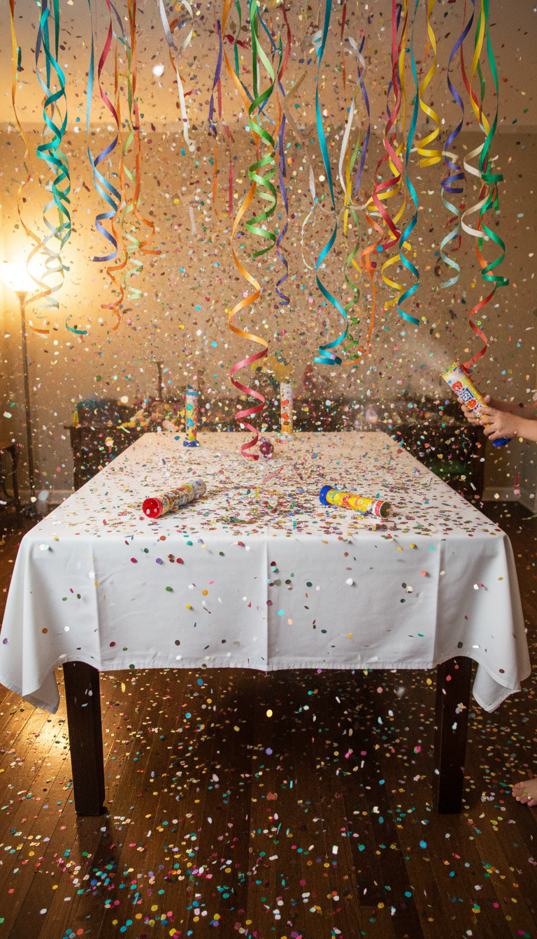 Confetti & Streamers Explosion