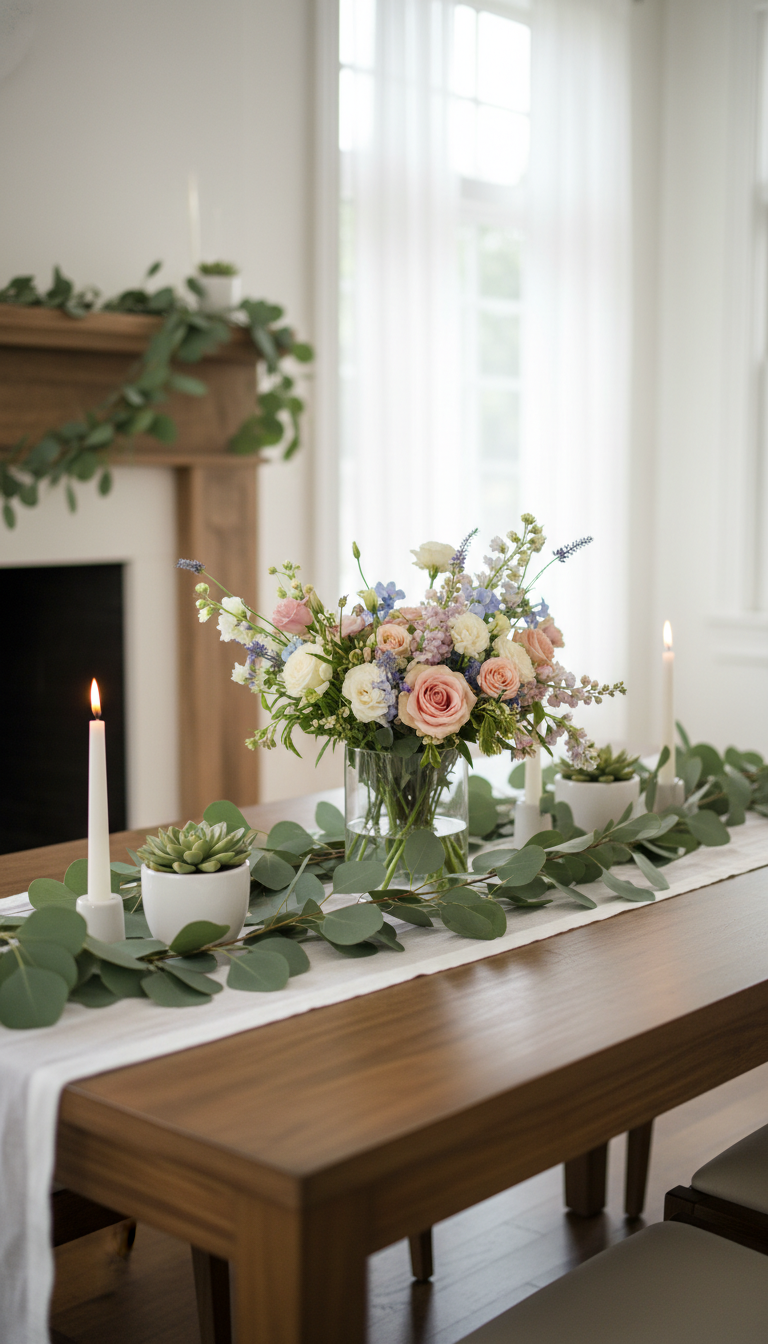 Nature-Inspired Greenery & Blooms