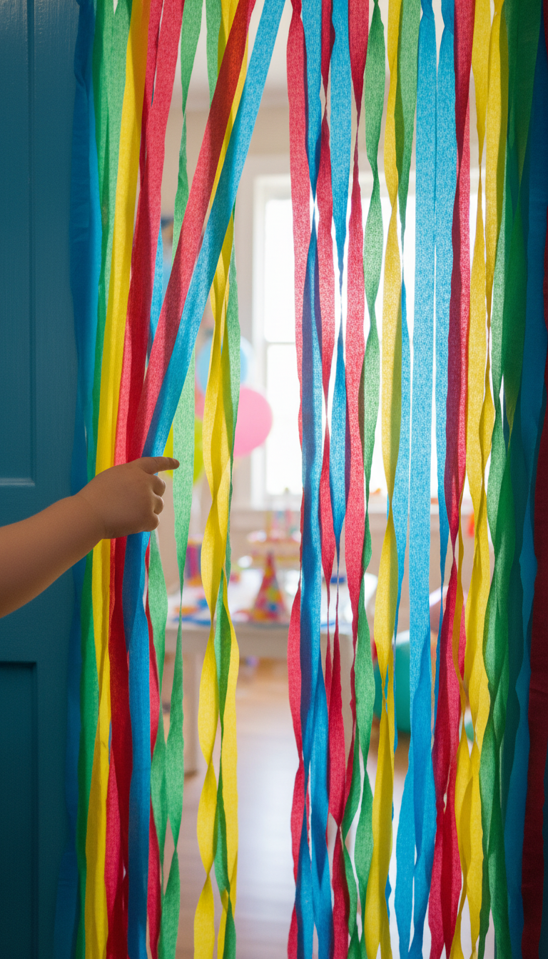 Streamer Curtain Entryway