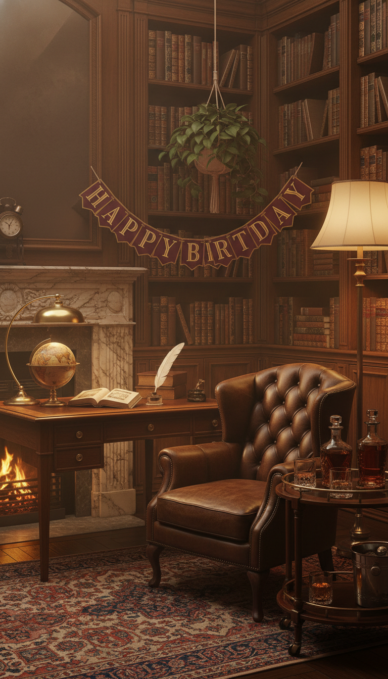 The Refined Gentleman's Study