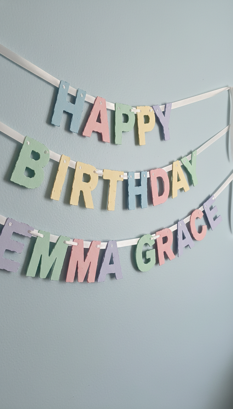 Personalized Birthday Banner
