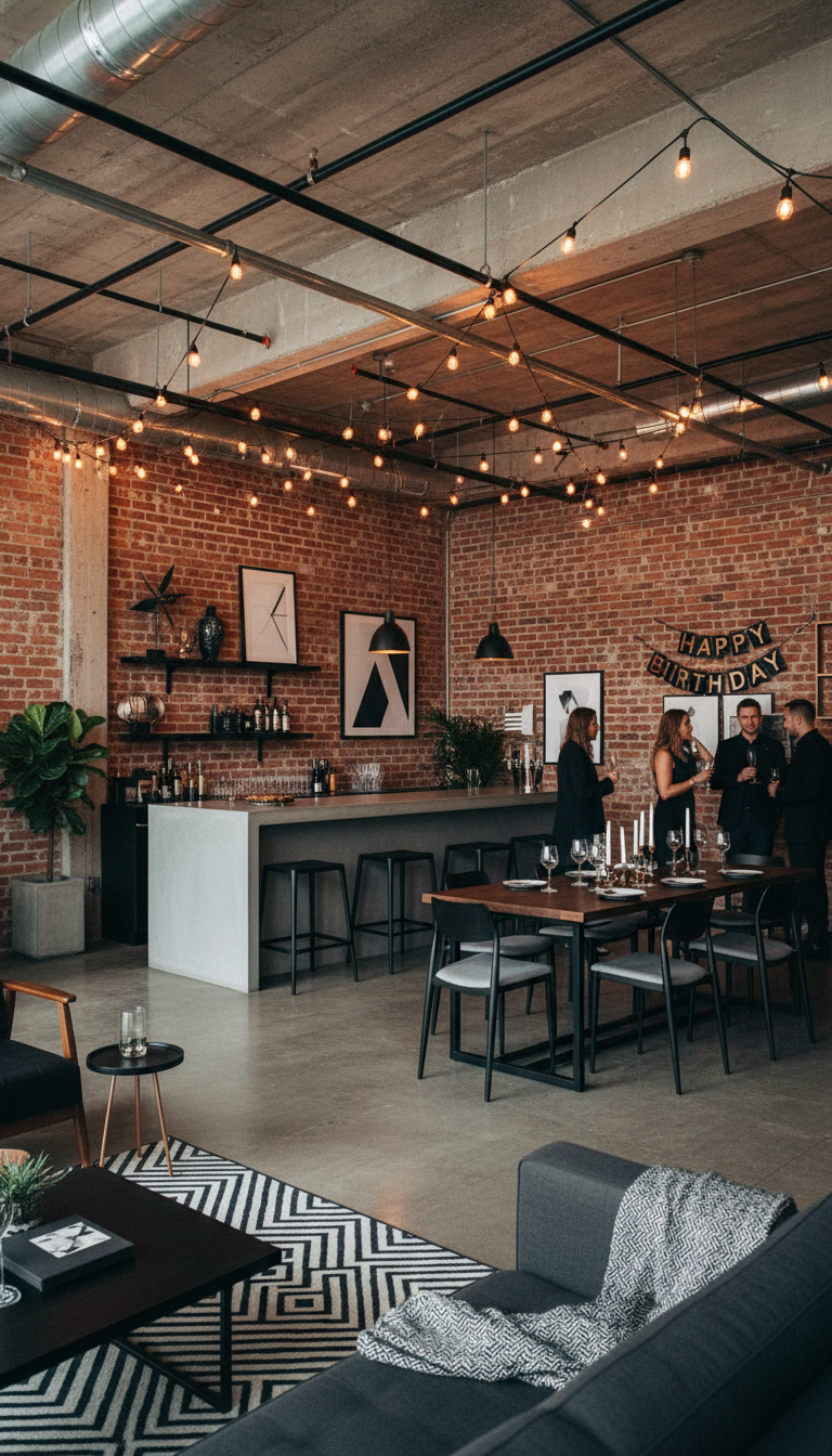 Industrial Chic Loft Party