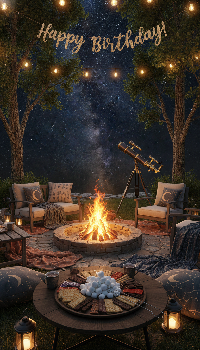 Outdoor Bonfire & Stargazing