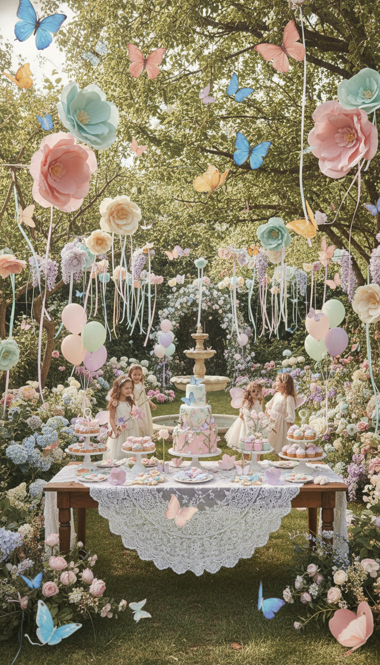 Whimsical Butterfly Garden