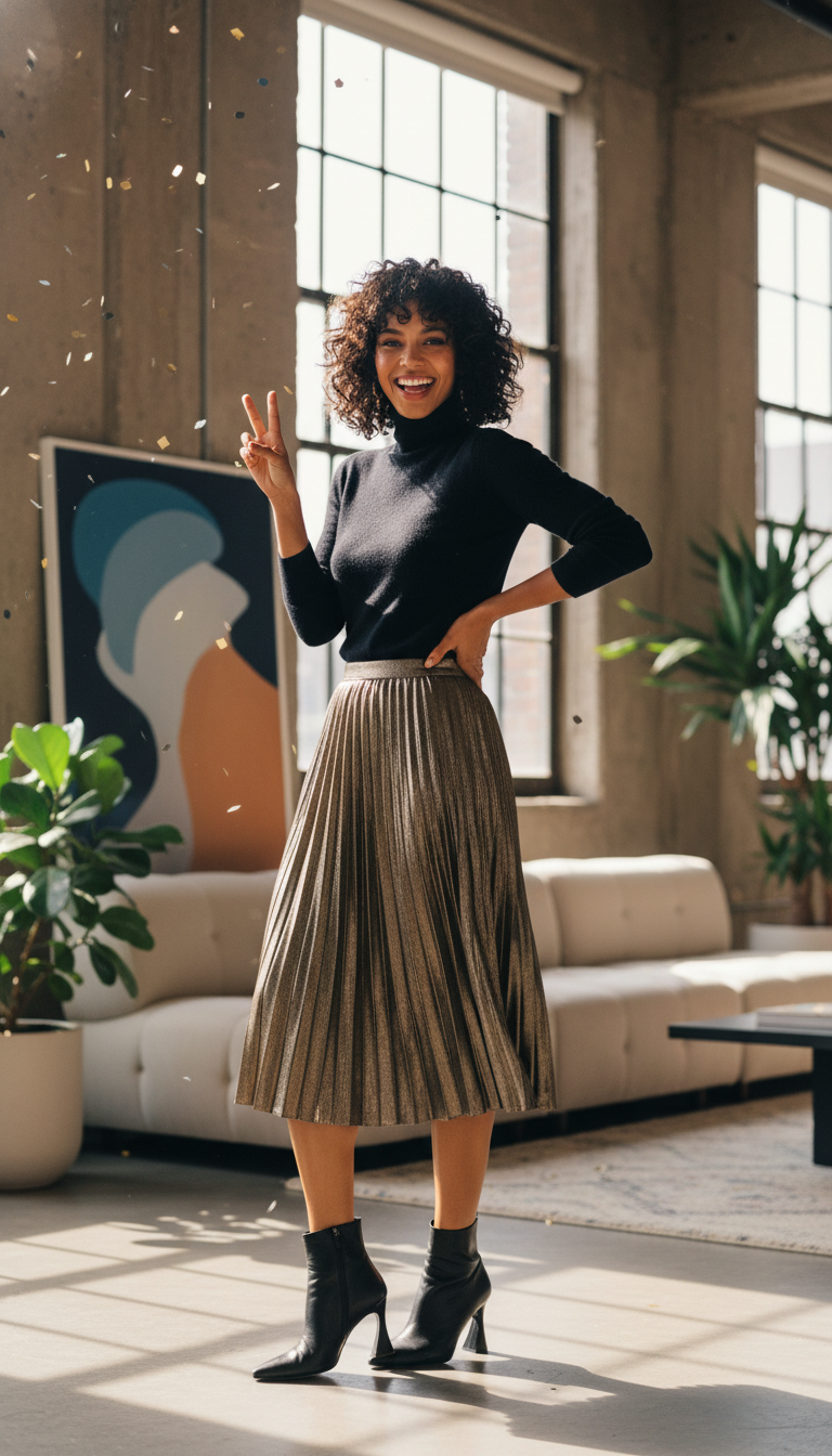 Shimmering Metallic Chic