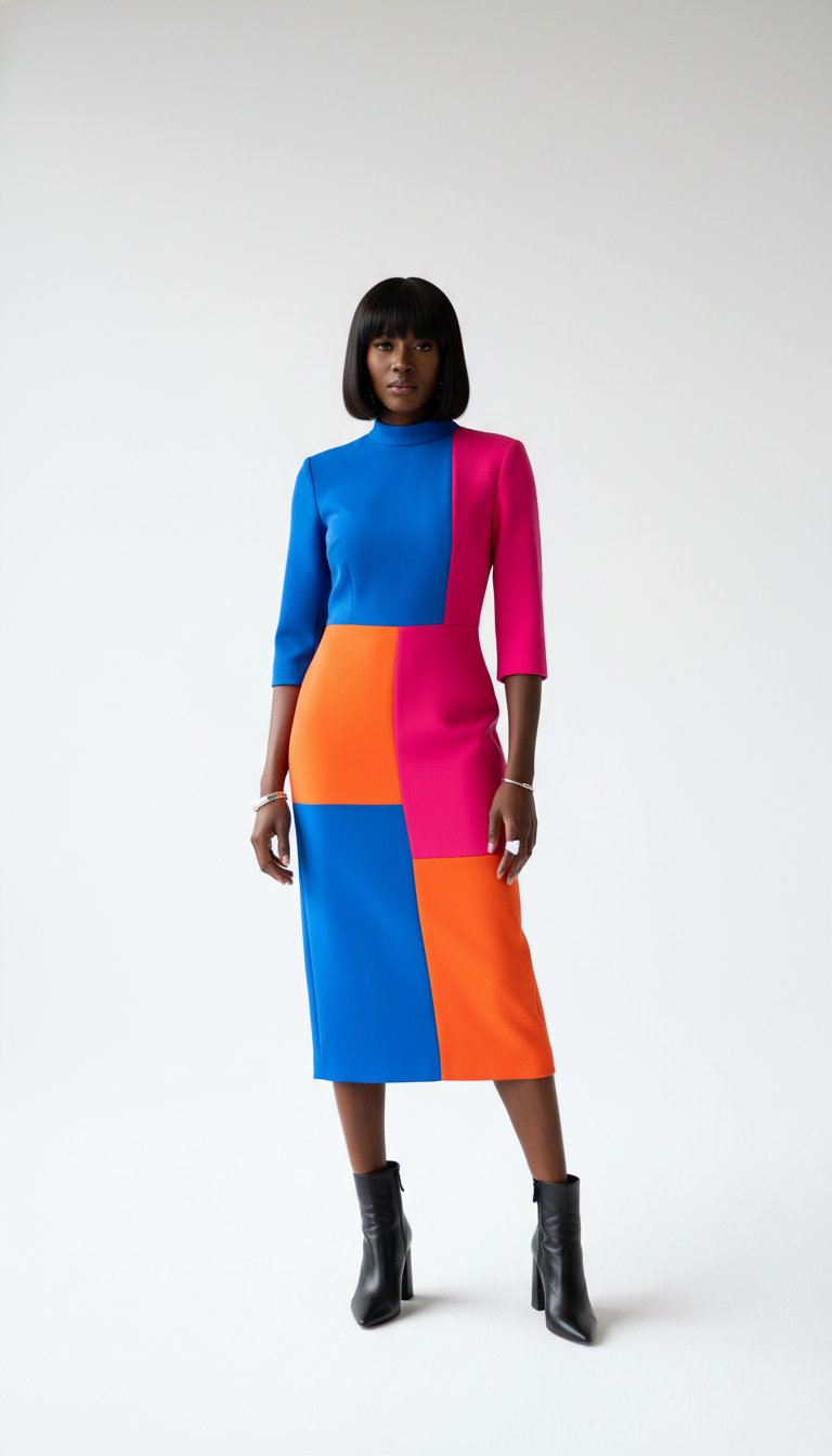 Bold Color Block Outfit