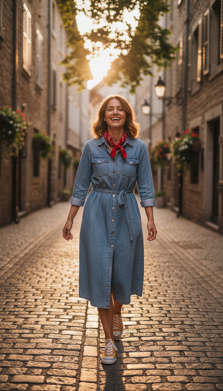 The Versatile Denim Dress