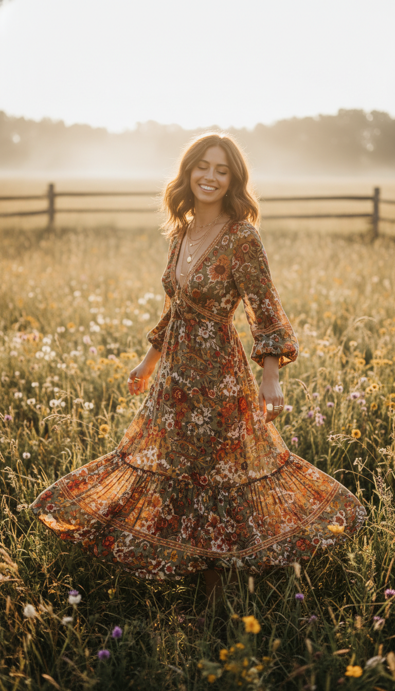 3. Boho Rhapsody: Free-Spirited Charm