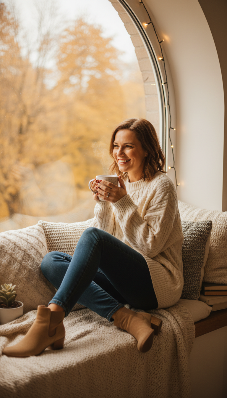 5. Cozy Knit Chic: Comfort Meets Style