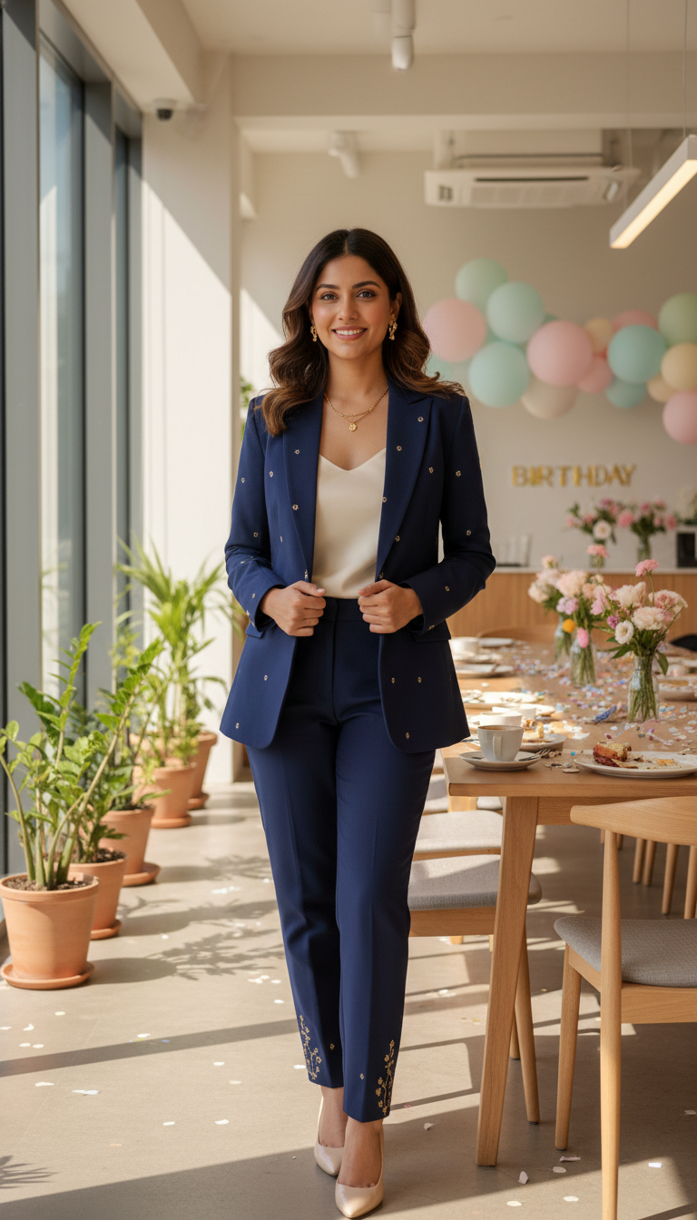 Indo-Western Jumpsuit/Pantsuit: Chic & Modern