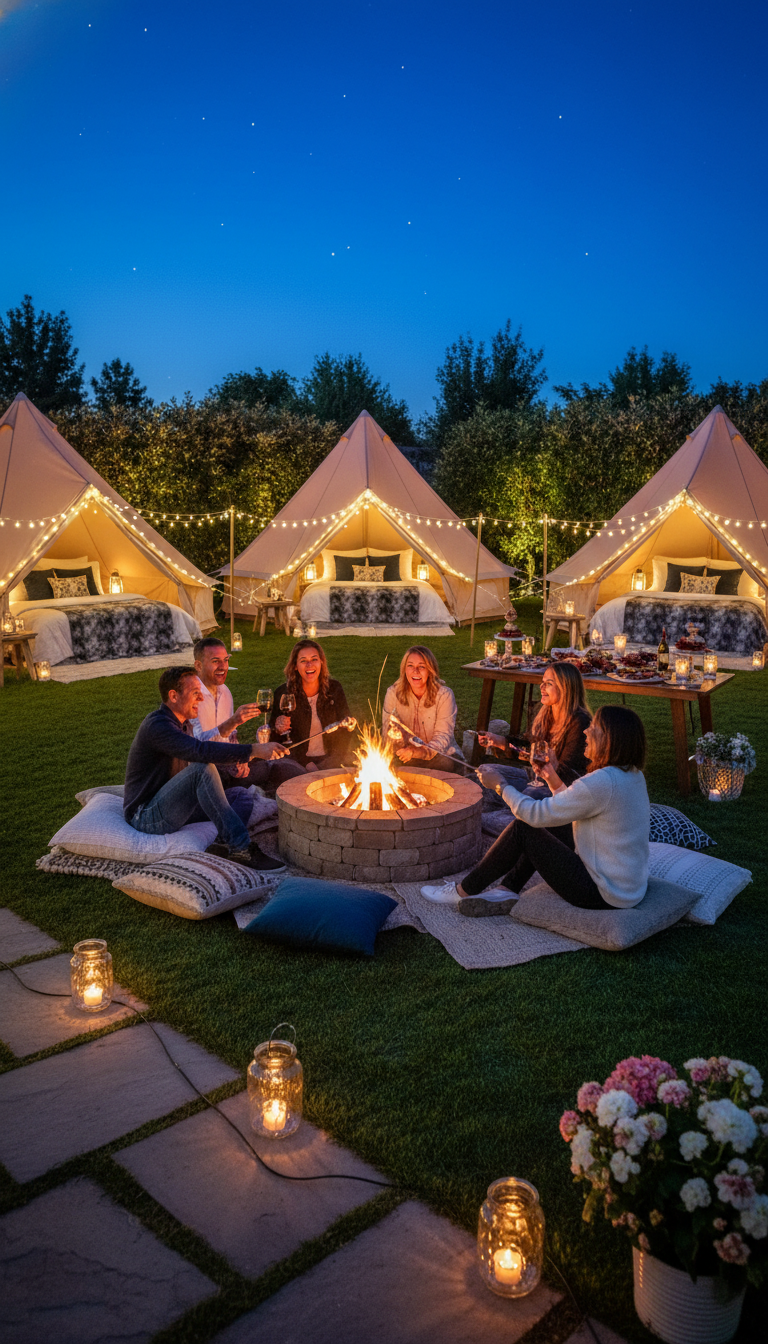Luxury 'Glamping' Backyard Retreat