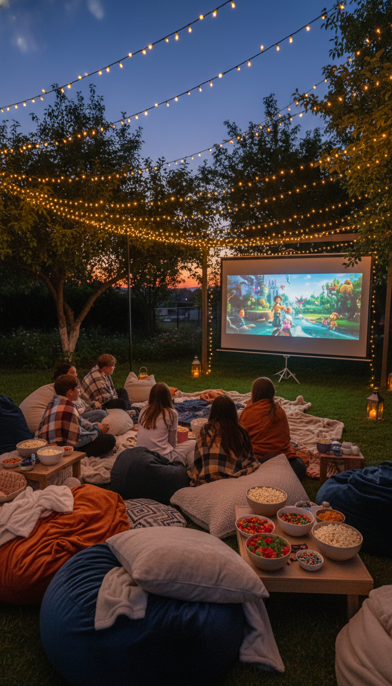 Outdoor Movie Night Under the Stars