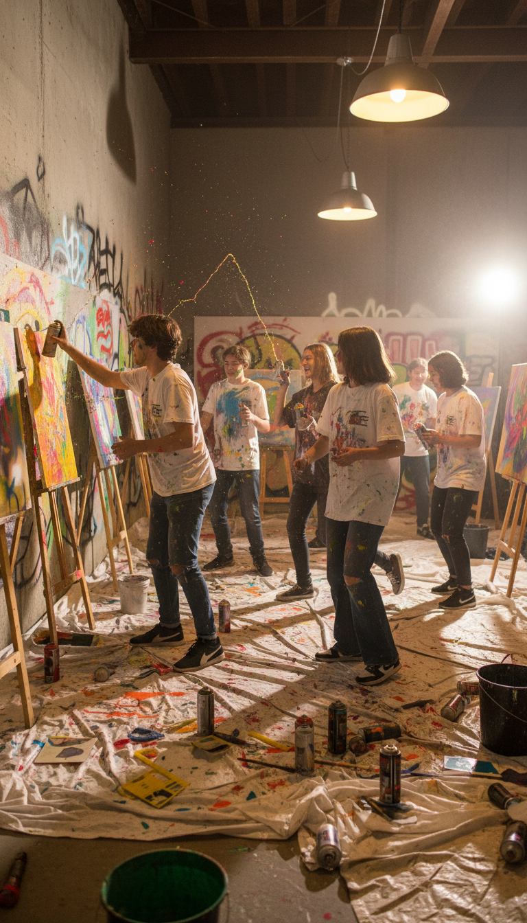 Artistic Graffiti/Paint Party