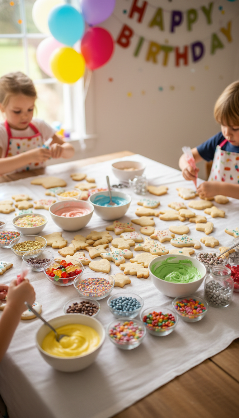 Cookie Decorating Bar