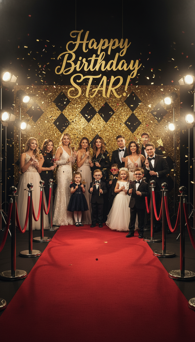 Hollywood Glamour Red Carpet