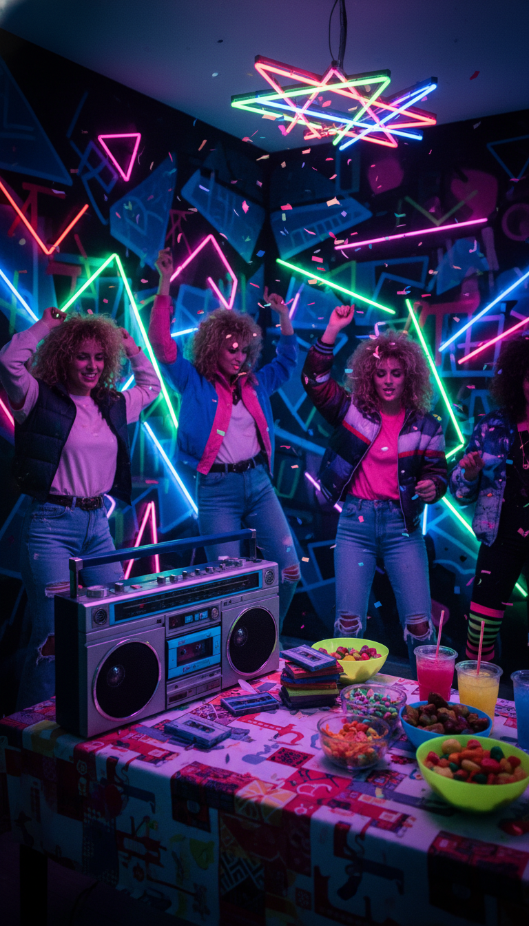 Neon 80s Throwback
