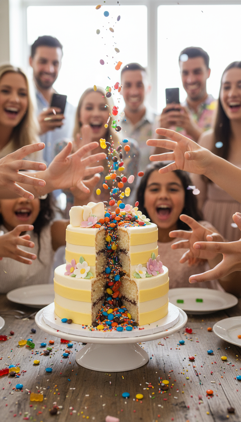 Surprise Piñata Cake