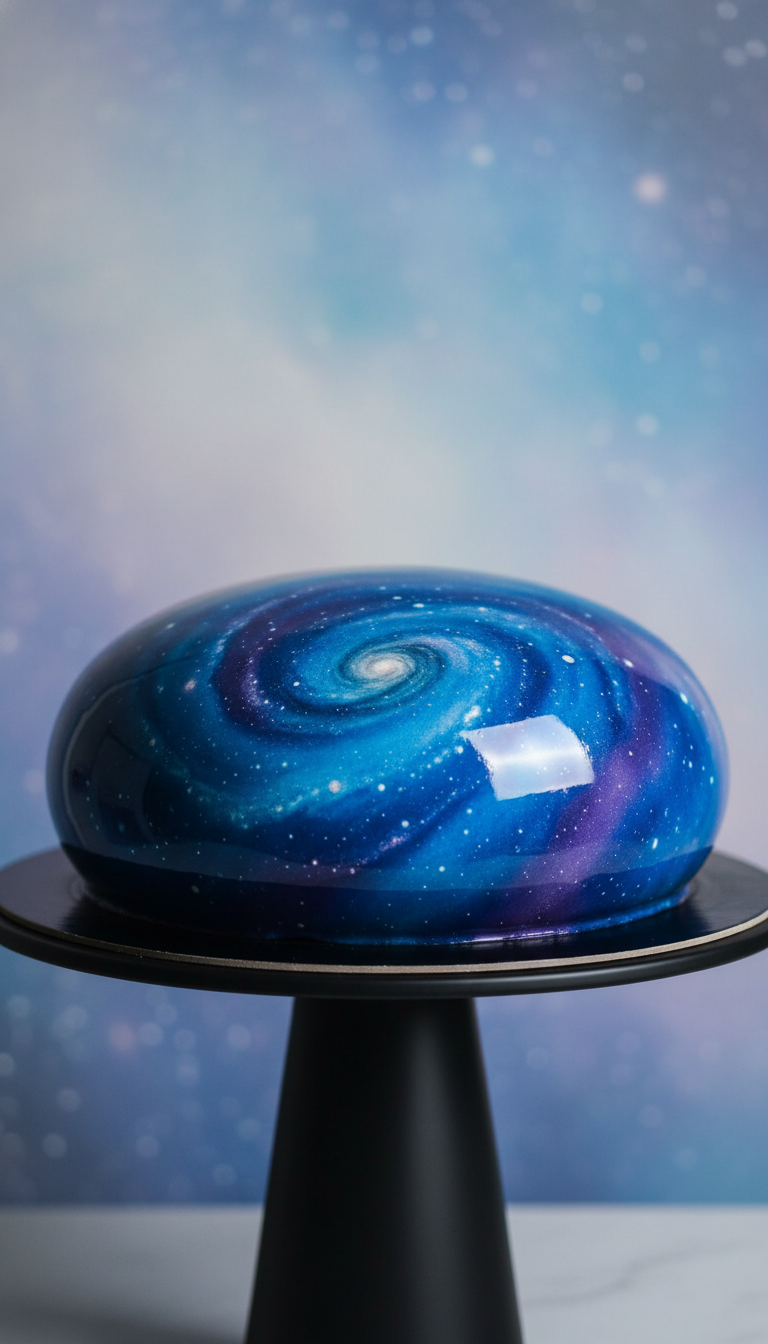 Elegant Mirror Glaze Cake