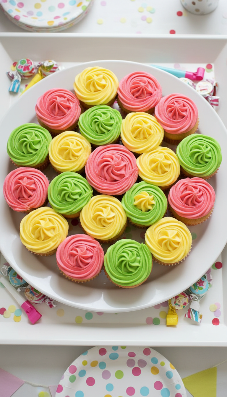 Fun Pull-Apart Cupcake Cake