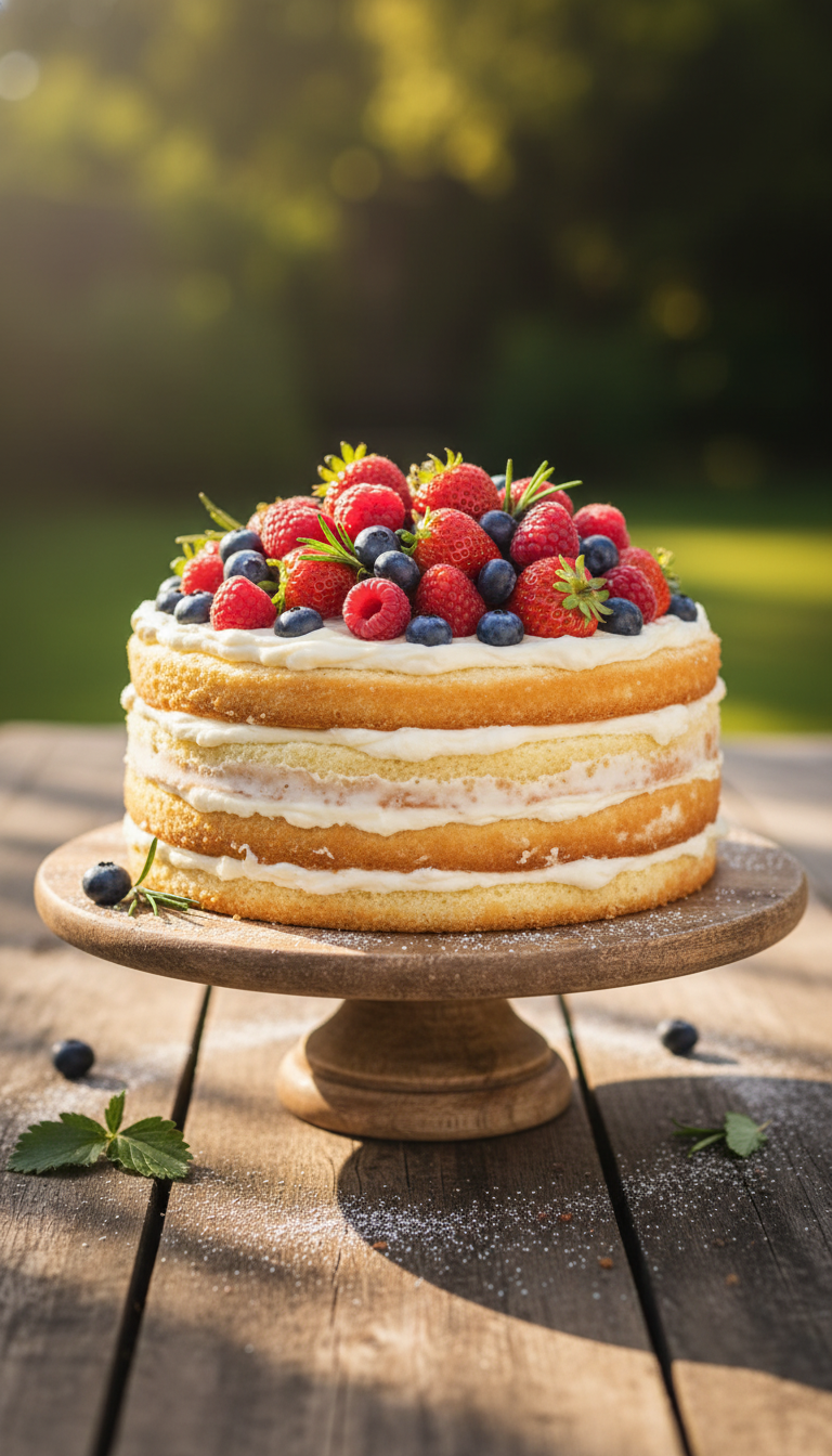 Naked Cake Rustic Charm